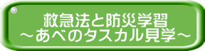 救急法と防災学習 ～あべのタスカル見学～