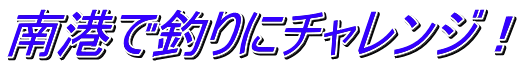 南港で釣りにチャレンジ！